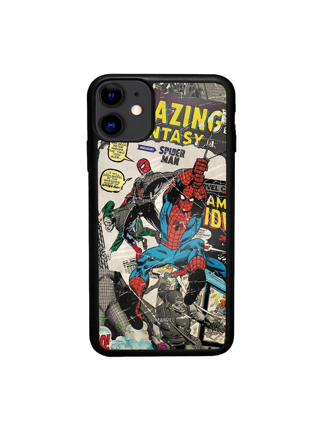 

macmerise Comic Spidey iPhone 11 Bumper Case Cover, White