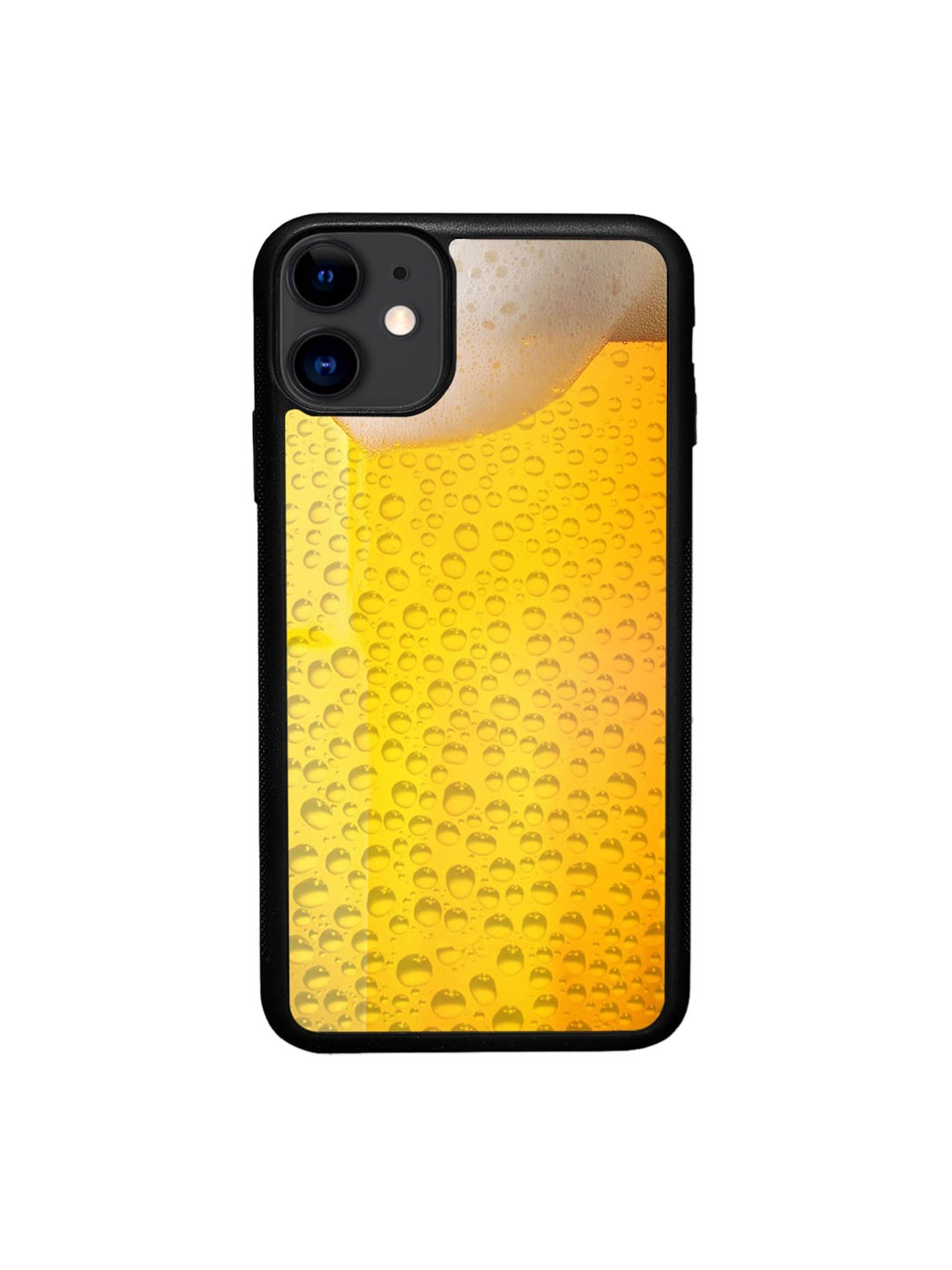 

macmerise Graphic Printed iPhone 11 Bumper Case Cover, Yellow