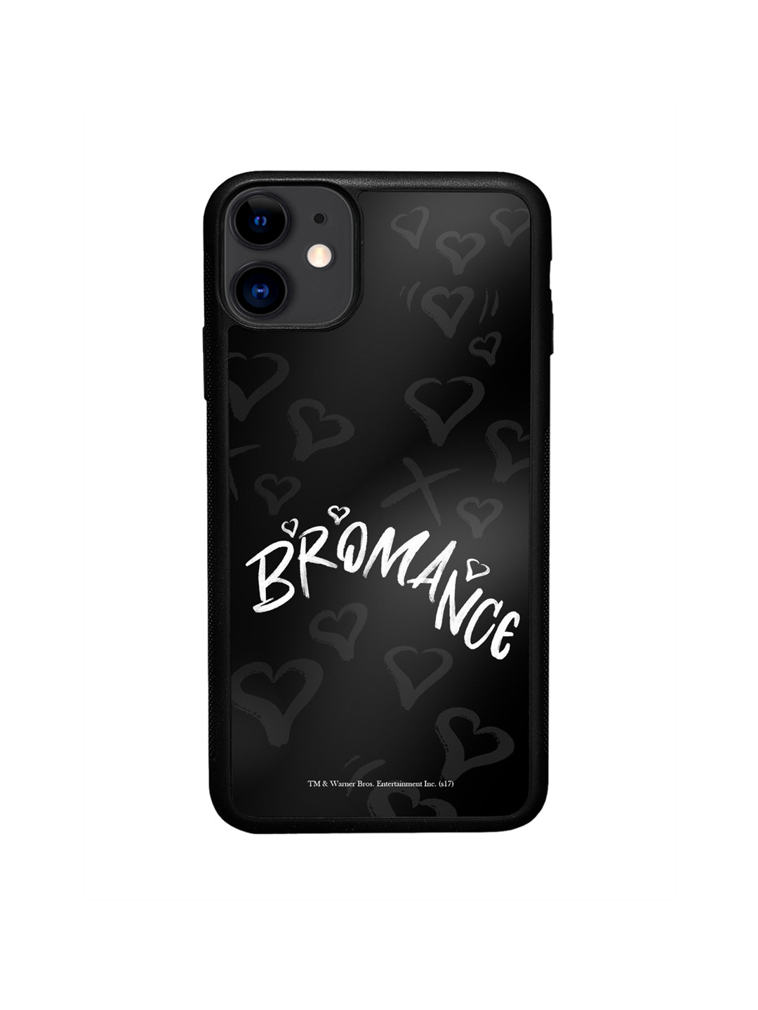 

macmerise Typography Printed iPhone 11 Phone Bumper Case Cover, Black