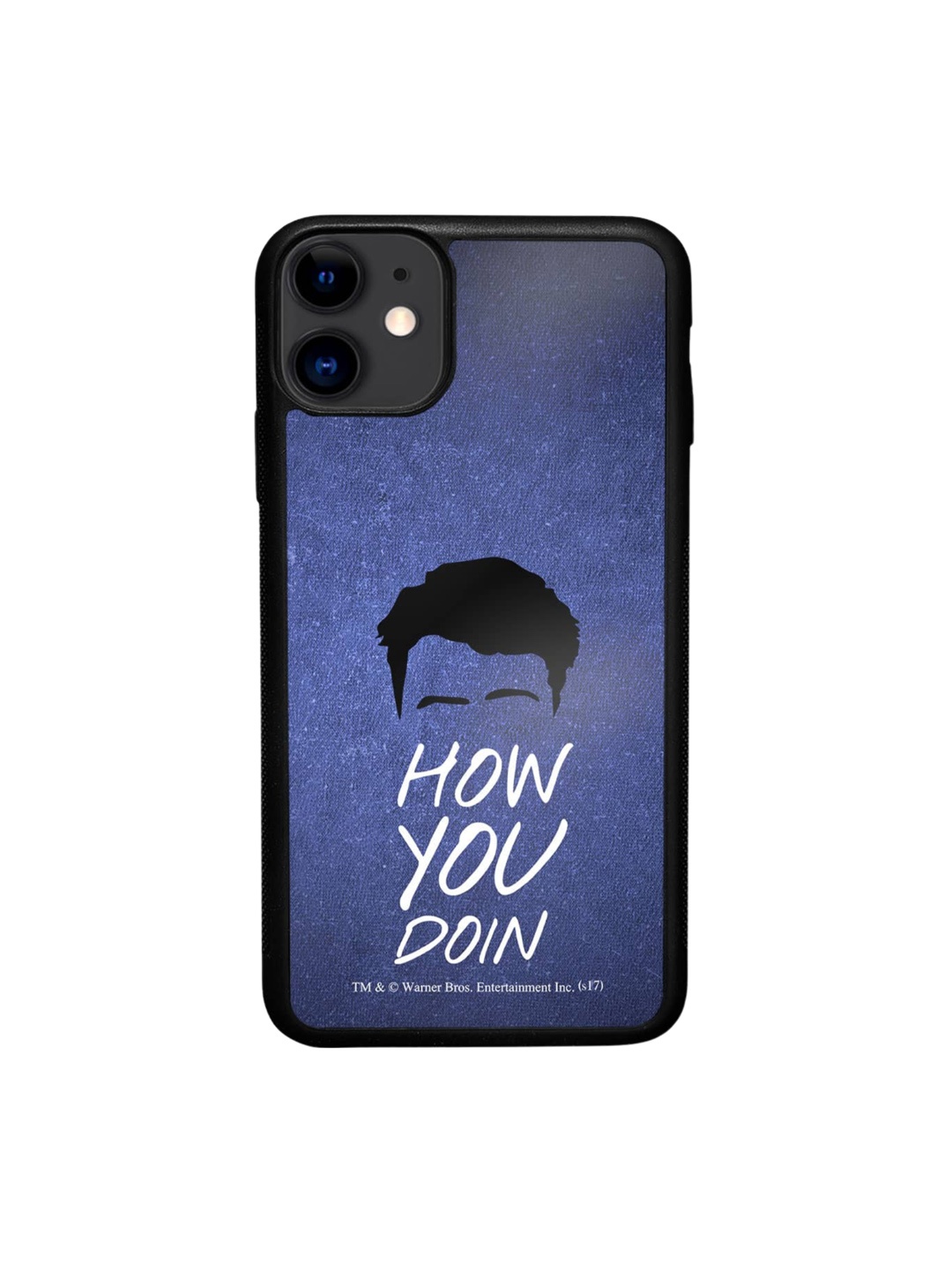

macmerise How You Doin Printed iPhone 11 Phone Bumper Case Cover, Blue