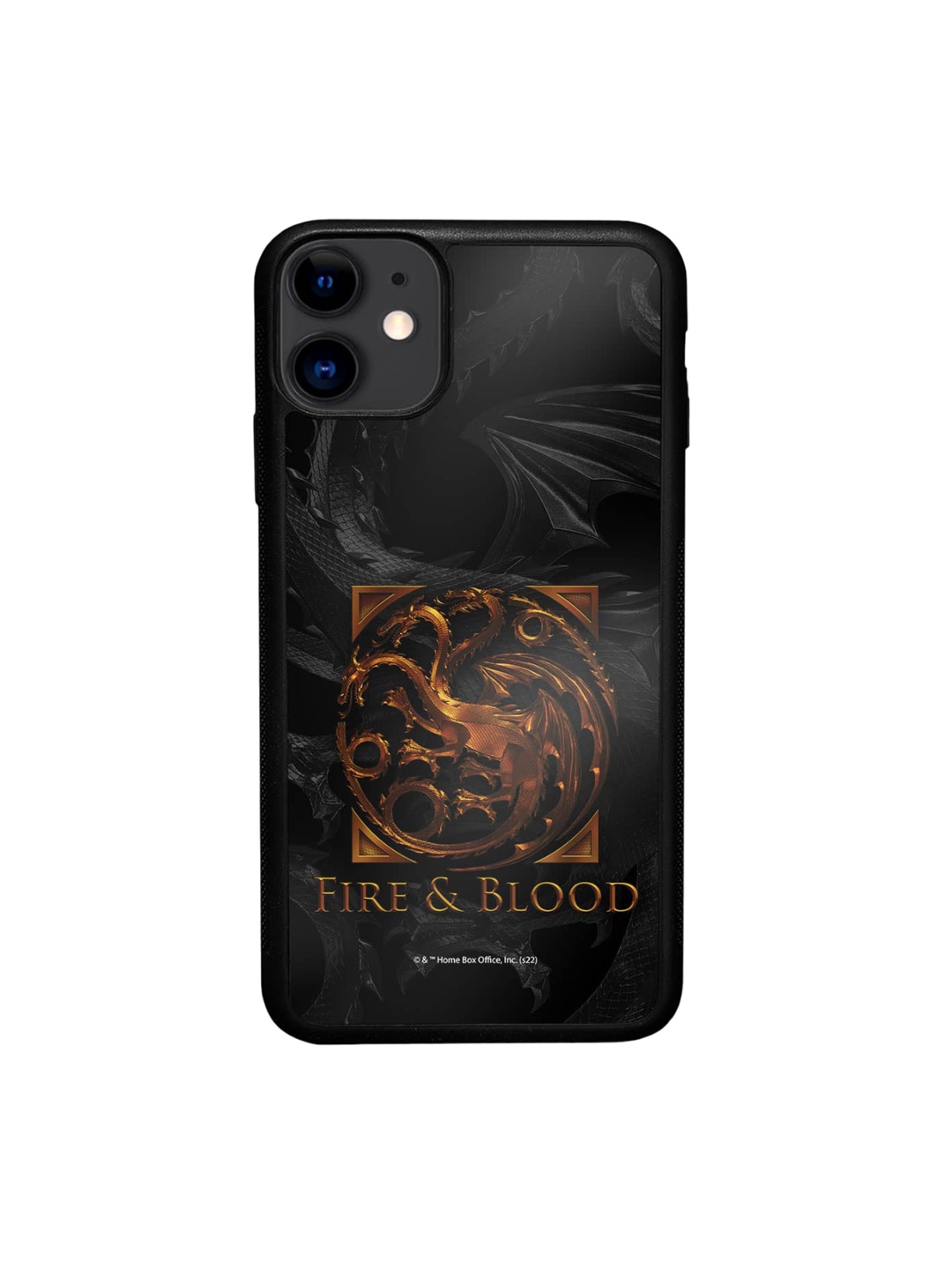 

macmerise Typography Printed iPhone 11 Bumper Case Cover, Black