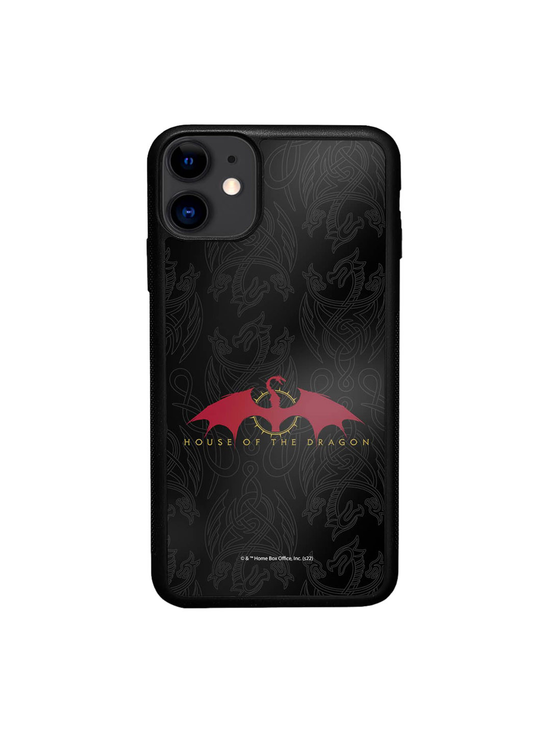 

macmerise House Of Dragon Printed iPhone 11 Bumper Case Cover, Black
