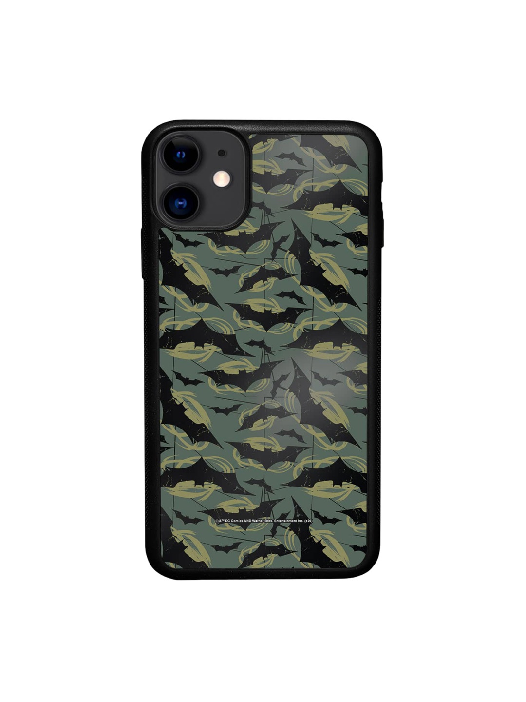

macmerise Batman Printed iPhone 11 Phone Bumper Case Cover, Black