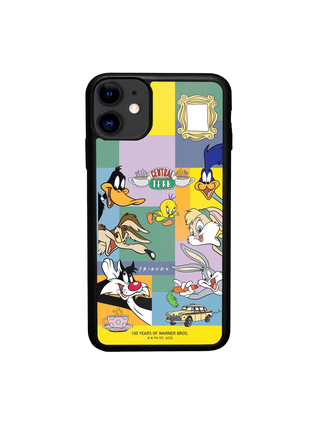 

macmerise Cartoon Characters Printed iPhone 11 Bumper Case Cover, Yellow