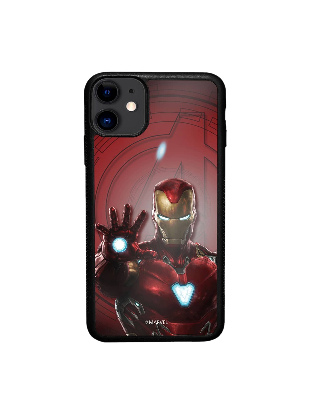 

macmerise Iron Man Printed IPhone 11 Bumper Case, Red