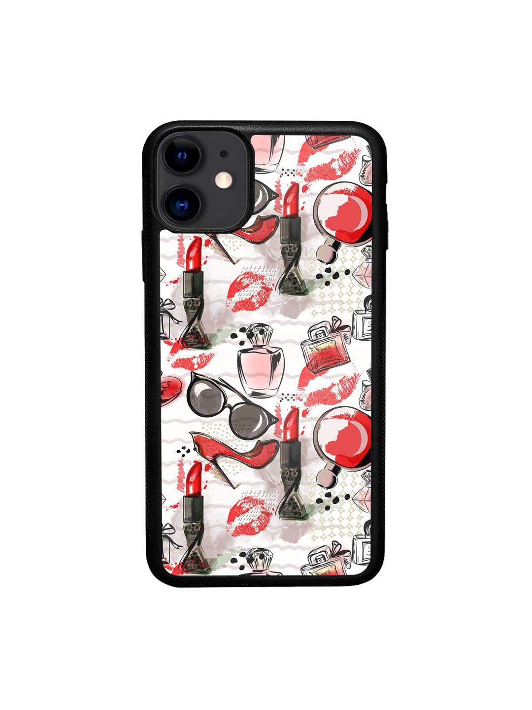 

macmerise Printed iPhone 11 Bumper Case Cover, White