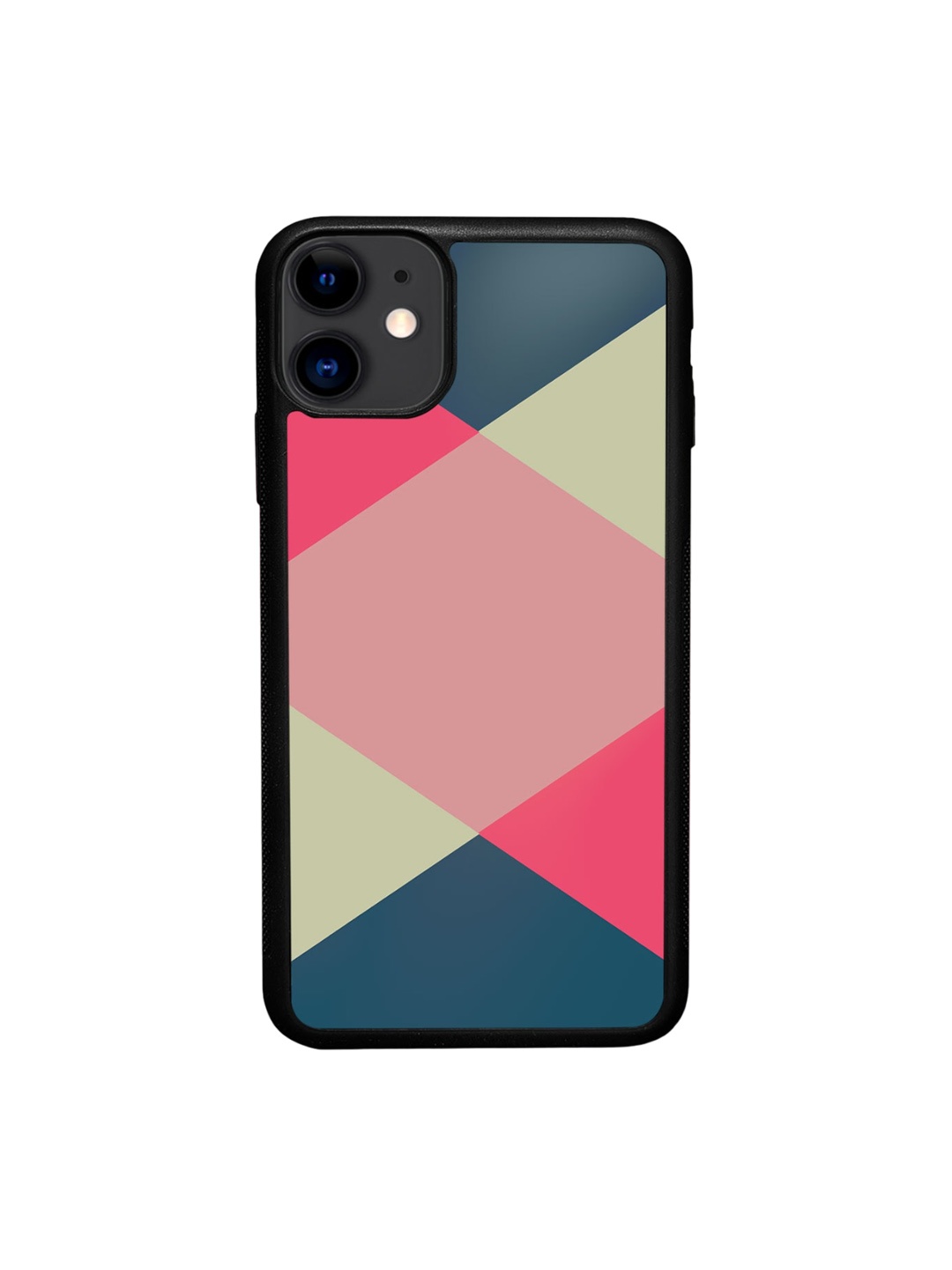 

macmerise Criss Cross iPhone 11 Bumper Case Cover, Pink