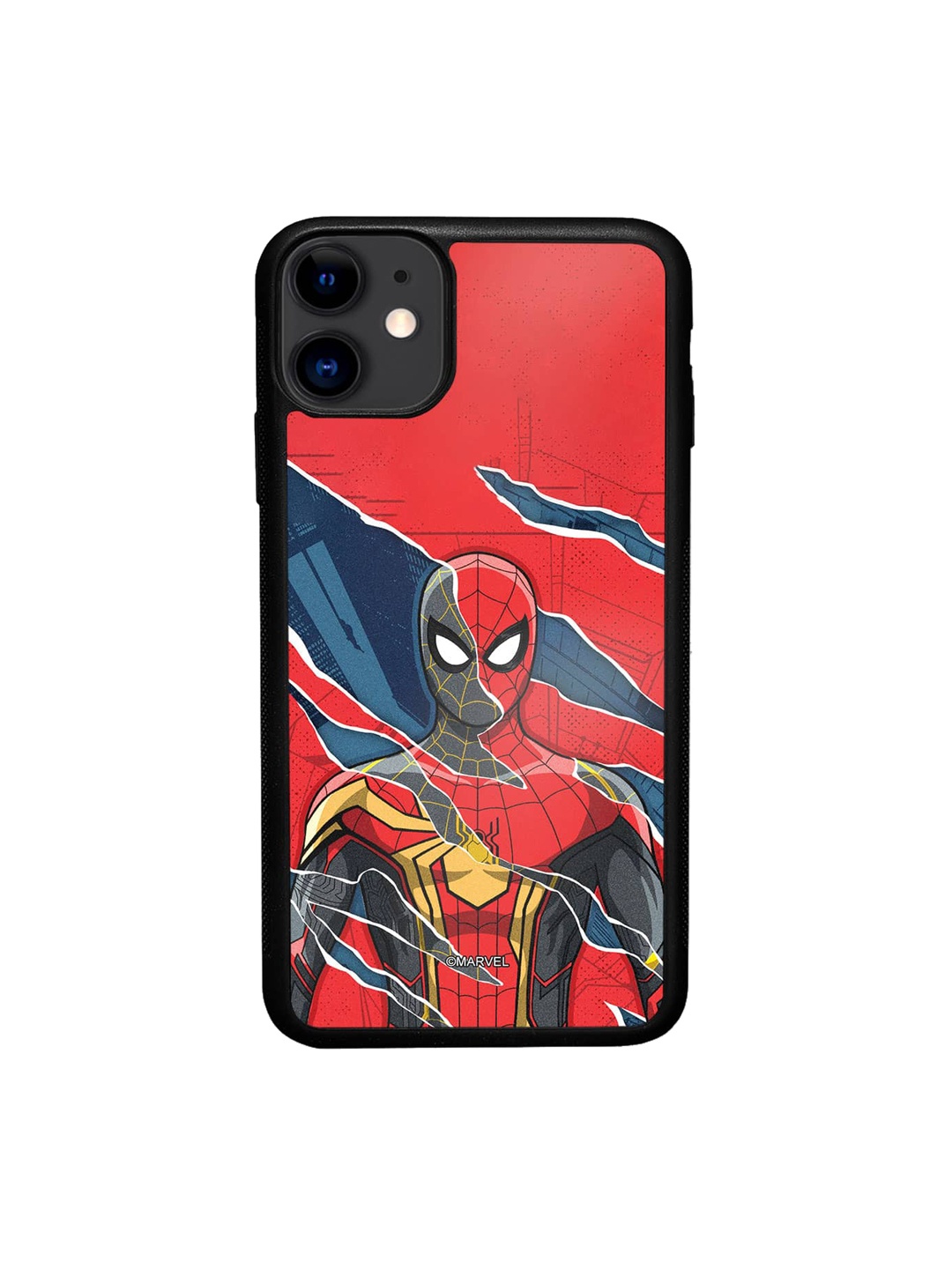 

macmerise All 3 Spidey IPhone 11 Bumper Case Cover, Red