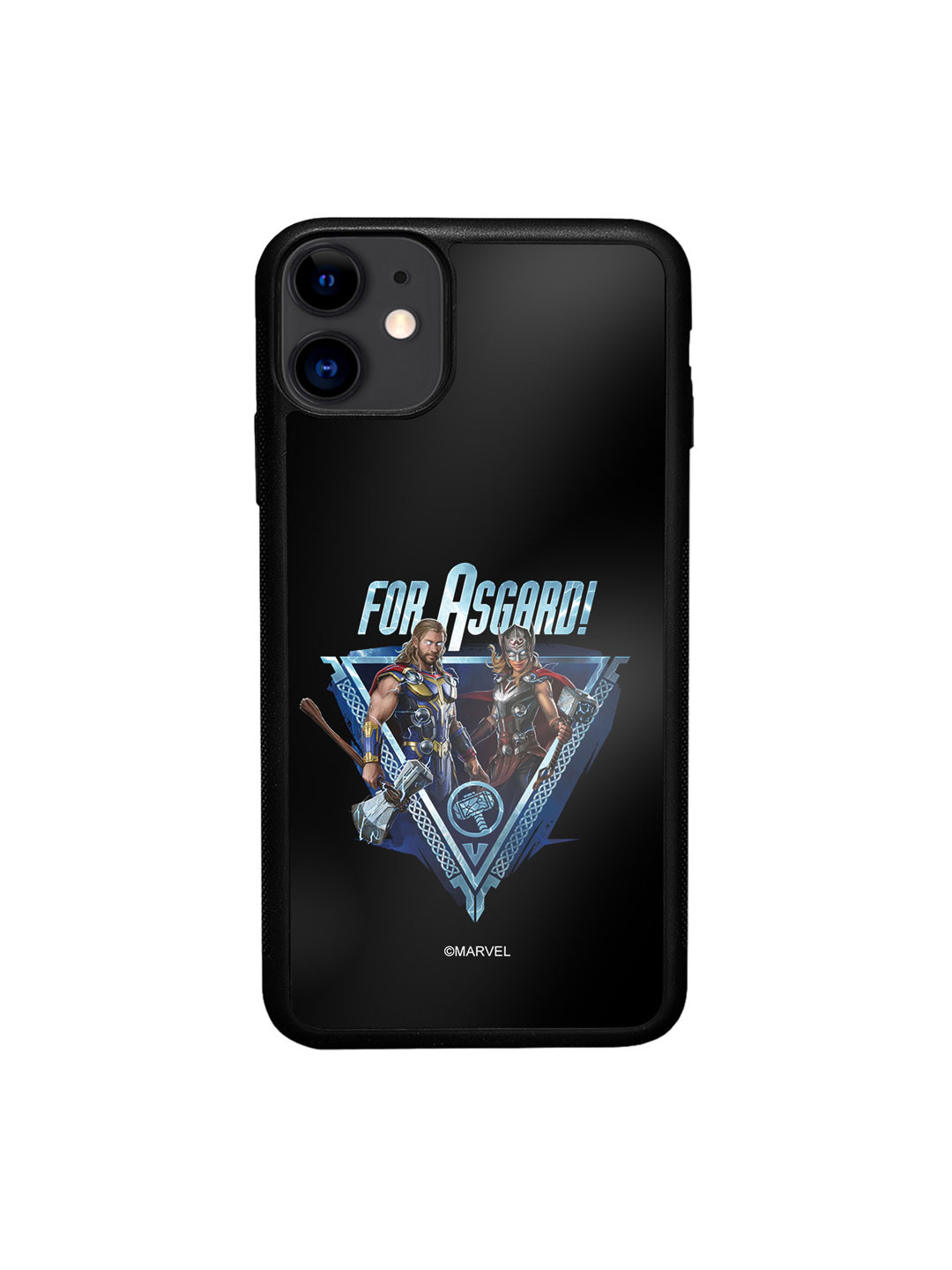 

macmerise For Asgard Printed iPhone 11 Bumper Case Cover, Black