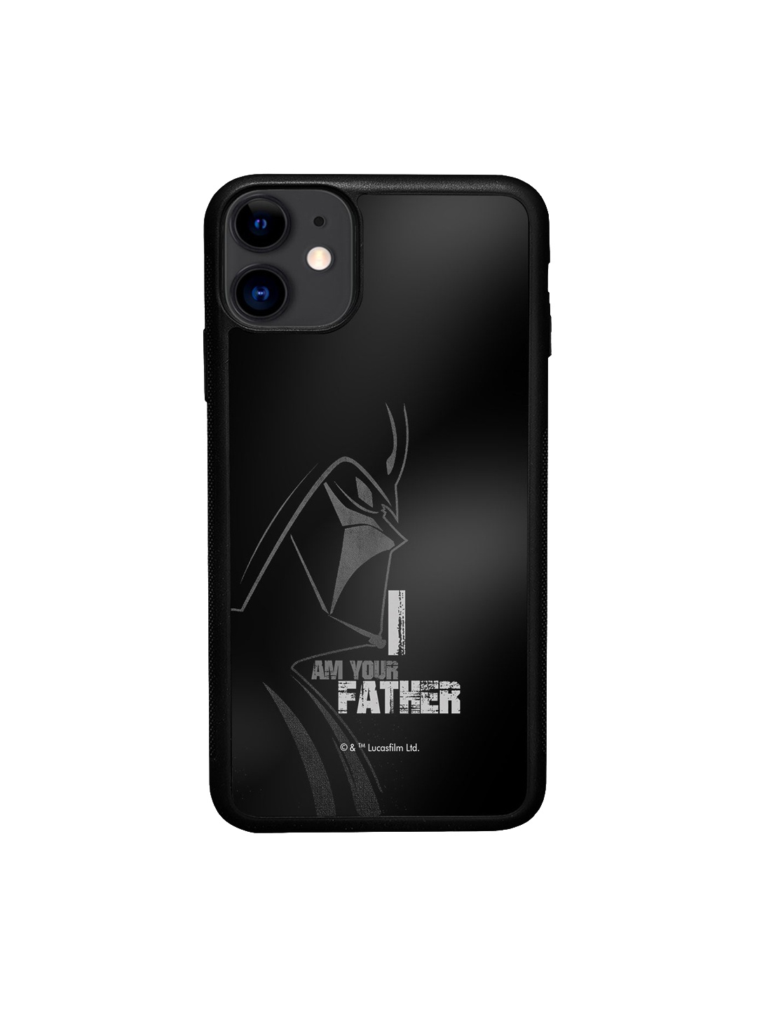

macmerise I am Your Father Printed iPhone 11 Bumper Case Cover, Black