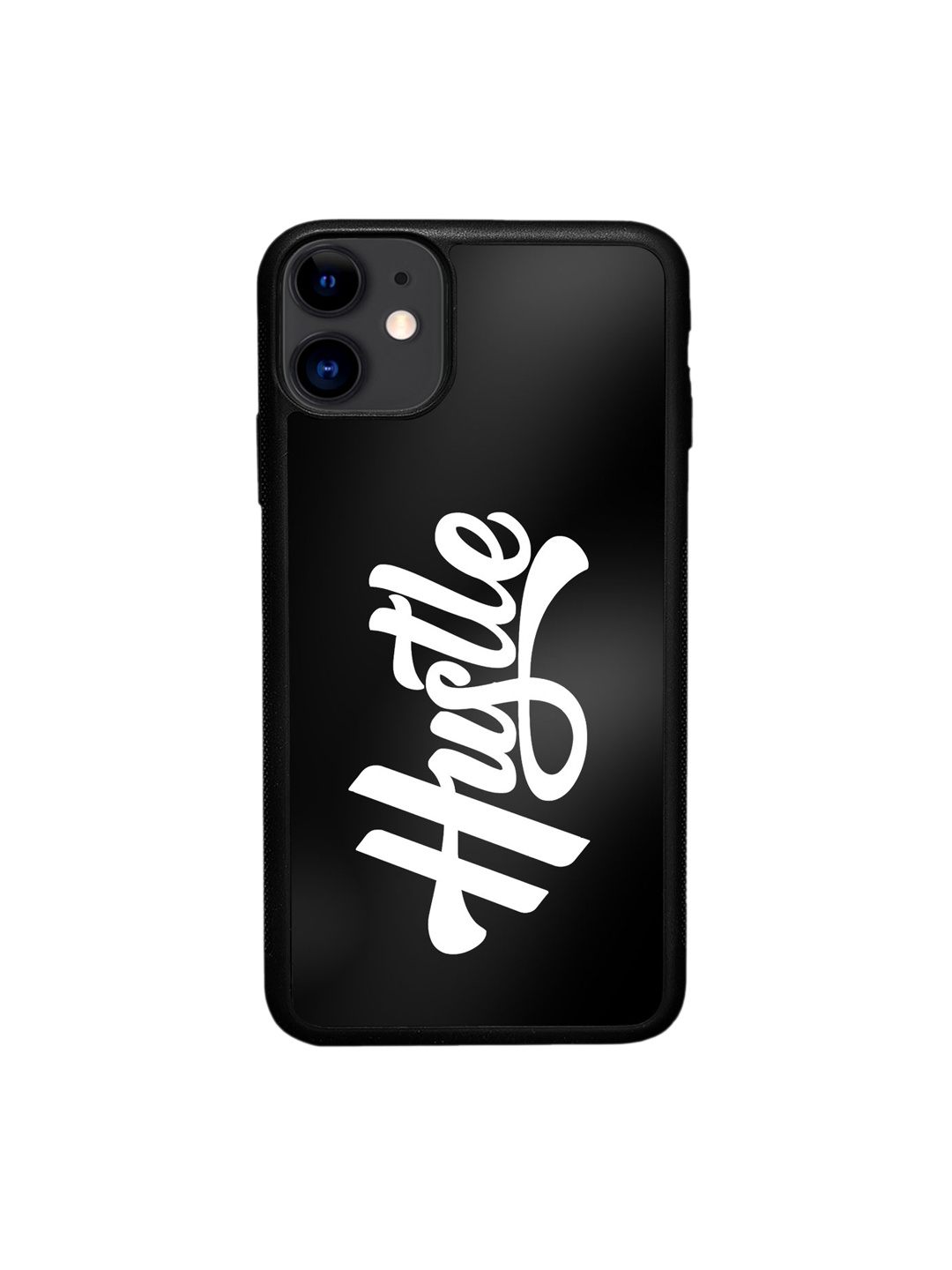 

macmerise Hustle iPhone 11 Bumper Case Cover, Black