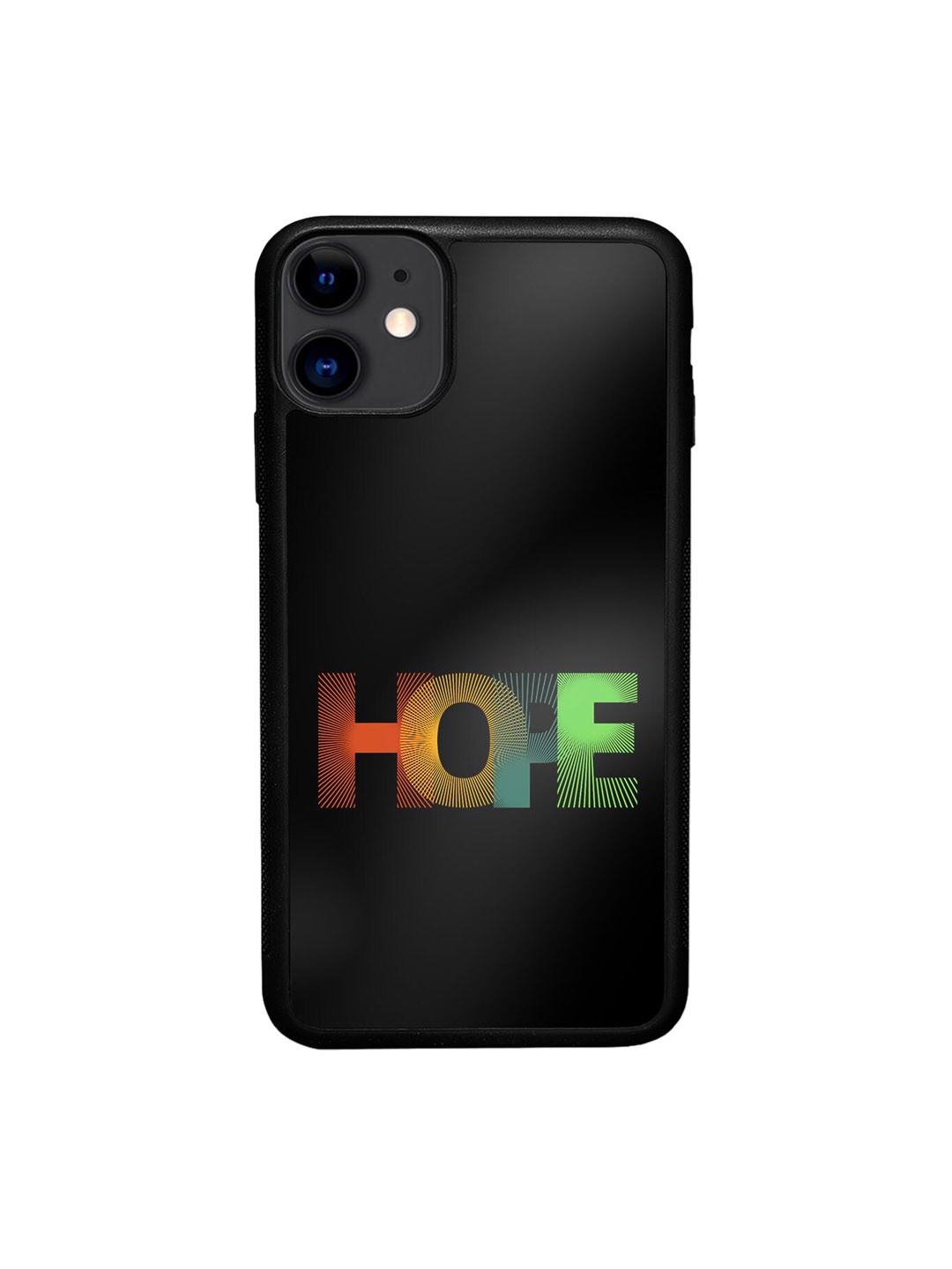 

macmerise Rise your Hope iPhone 11 Bumper Case Cover, Black