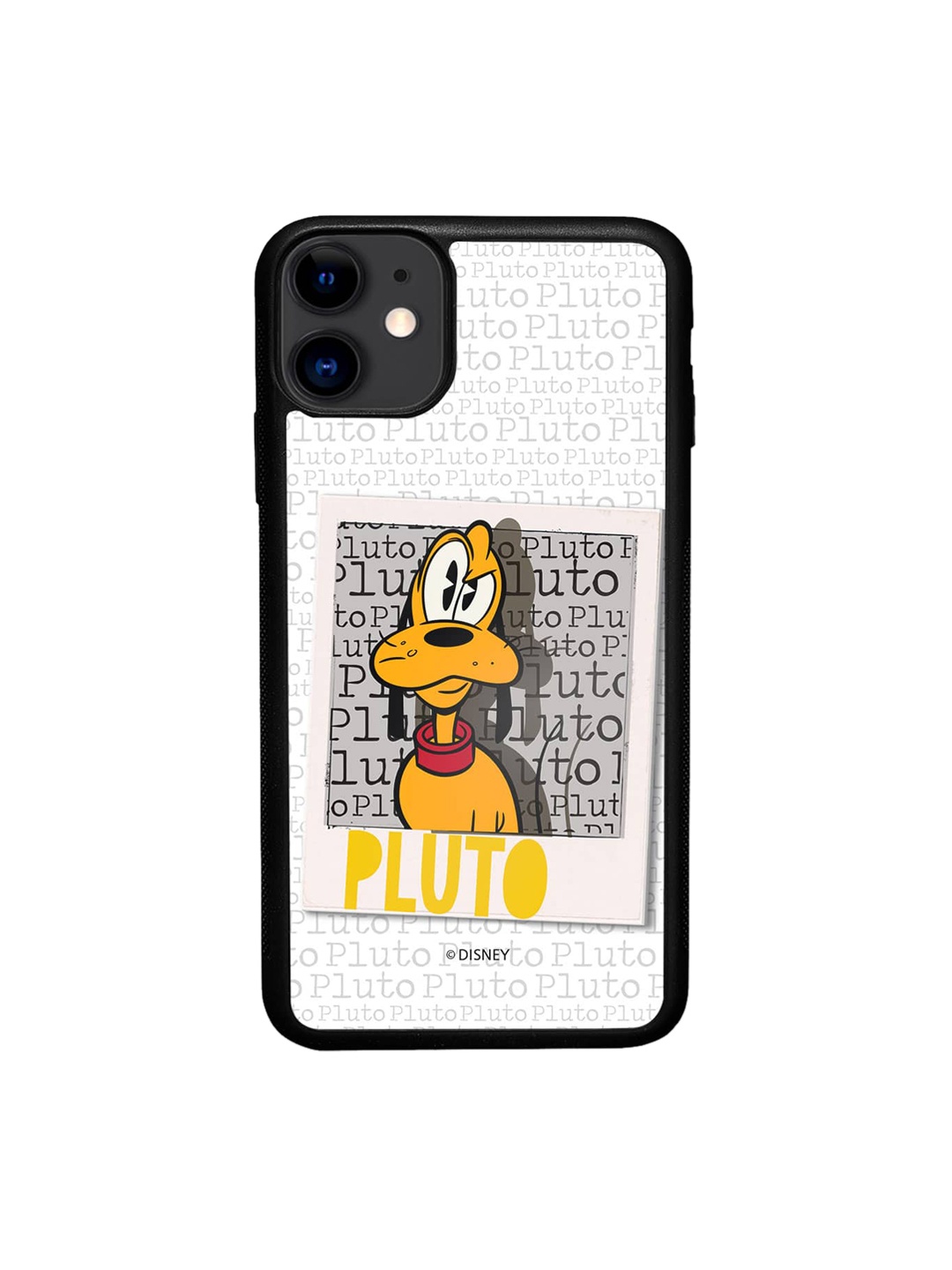 

macmerise Hello Mr Pluto Printed 360 Full Protection IPhone 11 Bumper Case Cover, White