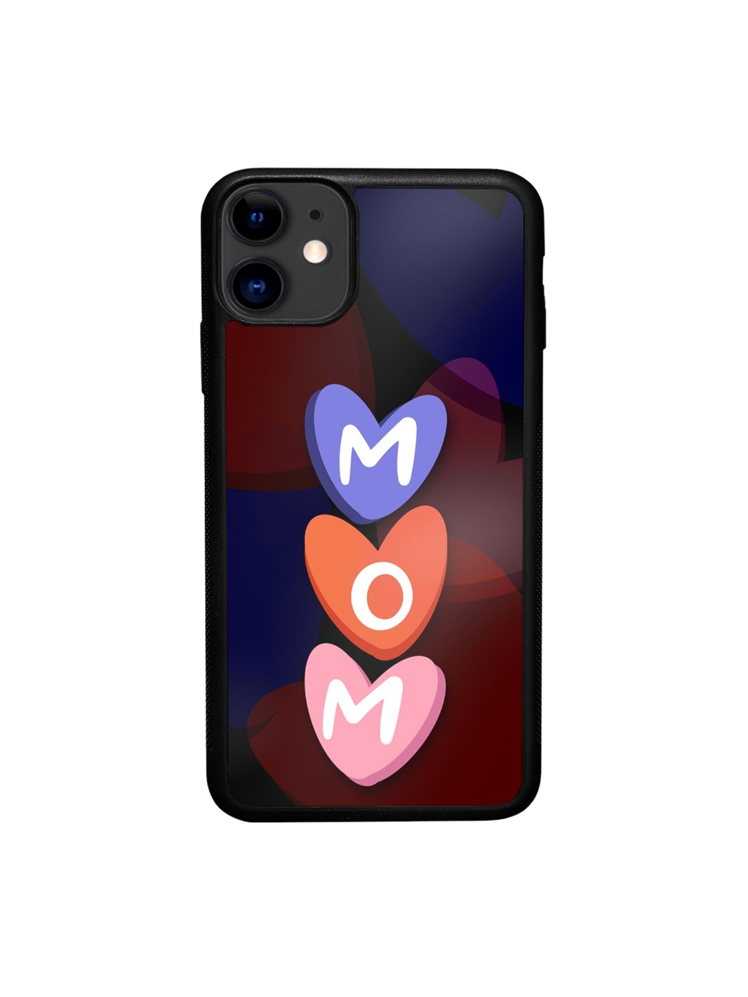 

macmerise Heart Mom iPhone 11 Bumper Case Cover, Blue