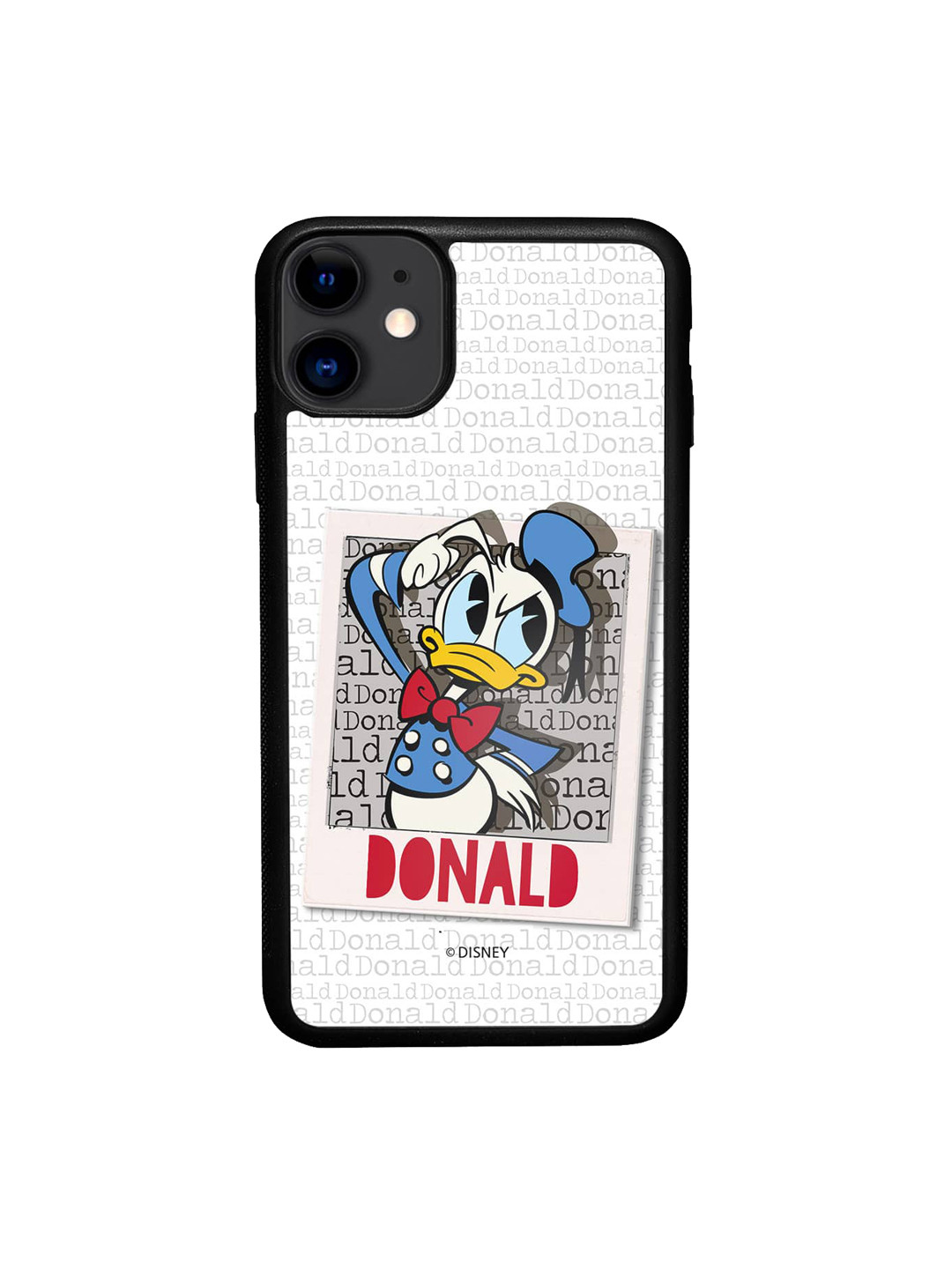 

macmerise Hello Mr Donald Printed iPhone 11 Bumper Case Cover, White