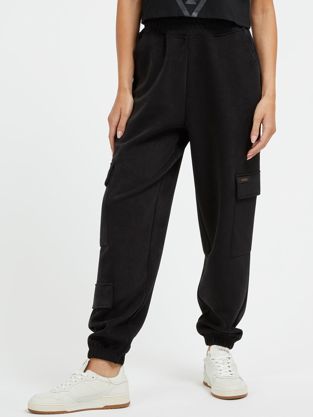 

GUESS Women Mid-Rise Joggers, Black