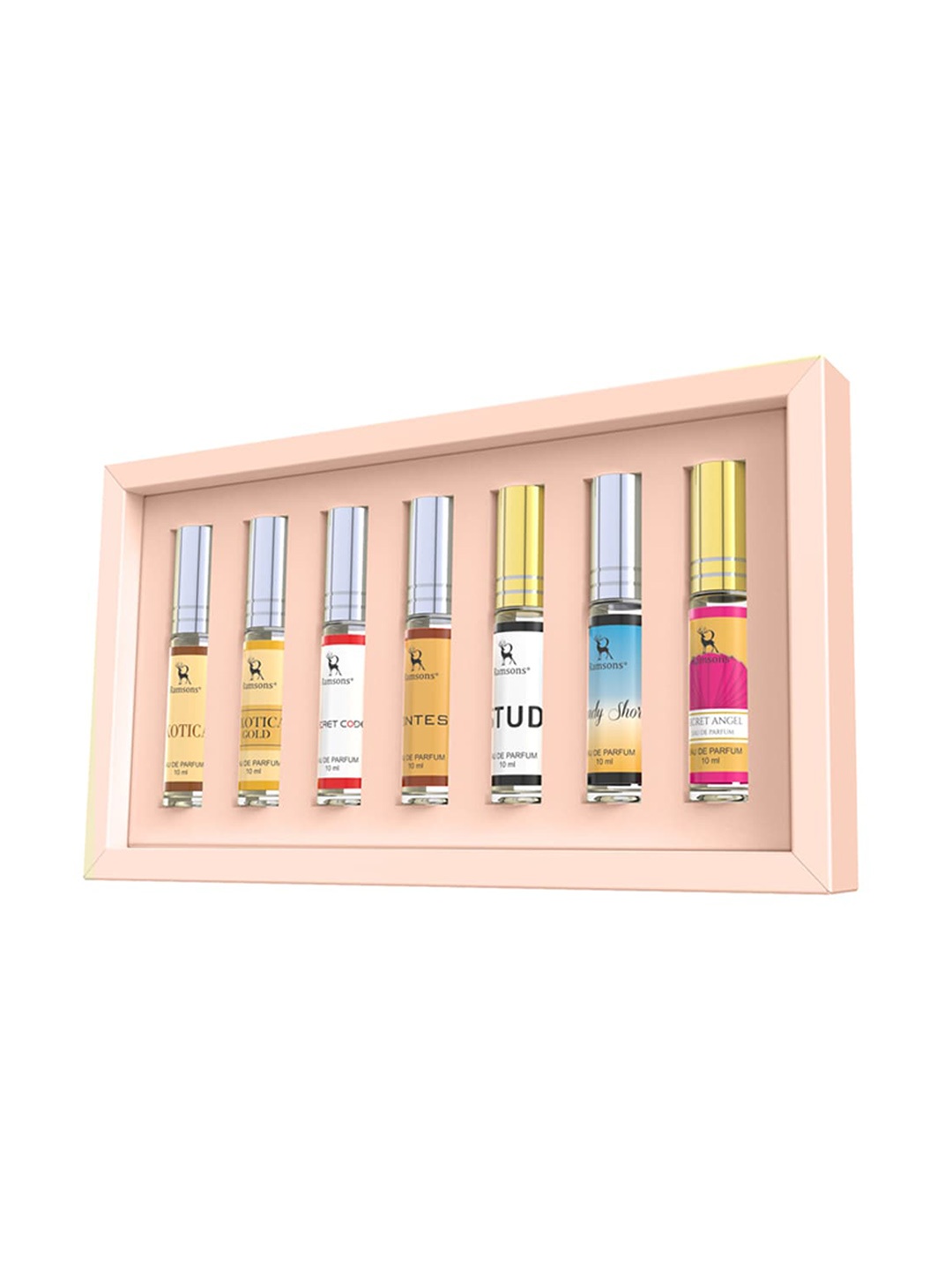 

Ramsons Set Of 7 Utsav Luxury Collection Eau De Parfum - 10ml Each, Pink