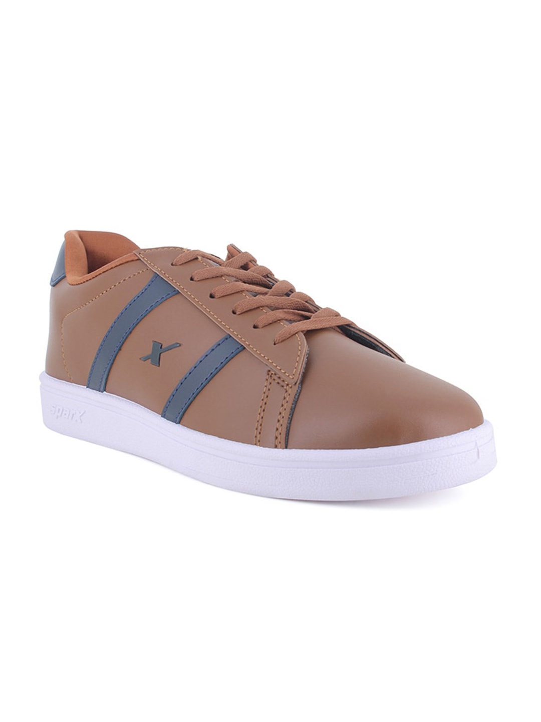 

Sparx Men Striped Comfort Insole Sneakers, Tan