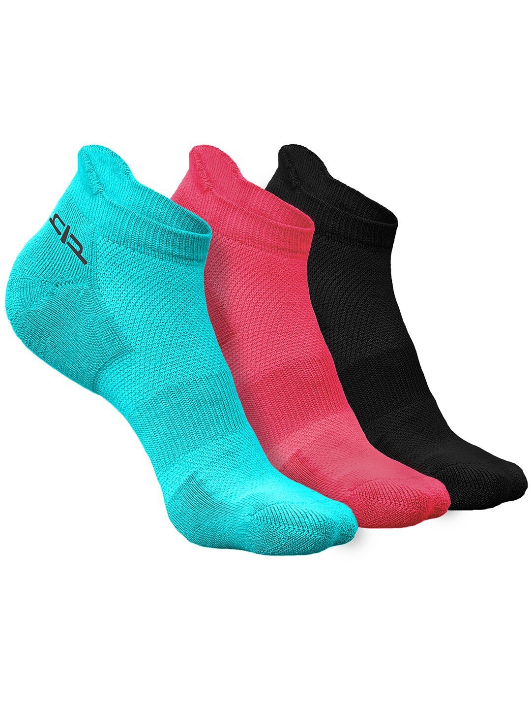

Heelium Women Pack of 3 Bamboo Super Soft & Odour-Free Breathable Ankle-Length Socks, Blue