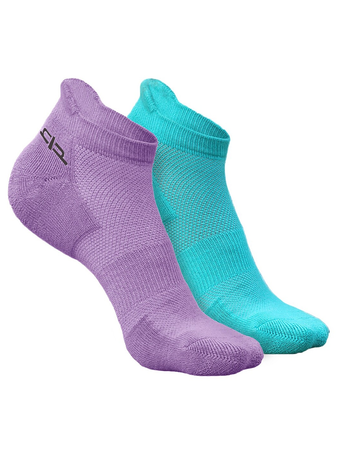 

Heelium Women Pack of 2 Bamboo Super Soft & Odour-Free Breathable Ankle-Length Socks, Purple