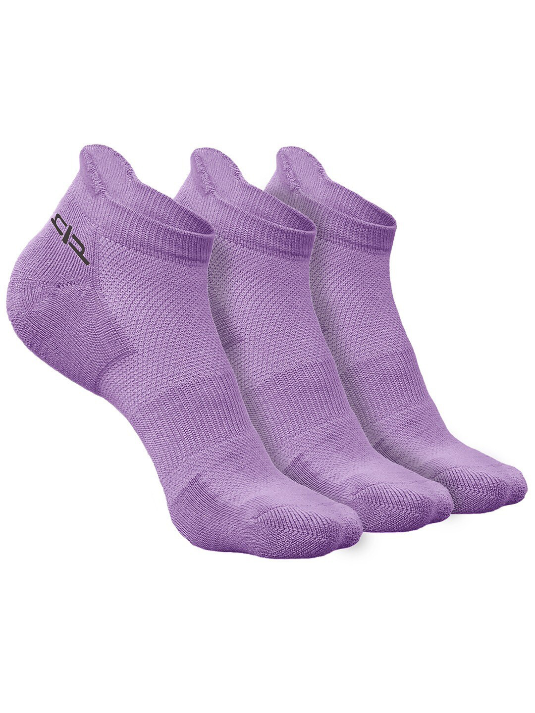 

Heelium Women Pack of 3 Bamboo Super Soft & Odour-Free Breathable Ankle-Length Socks, Purple