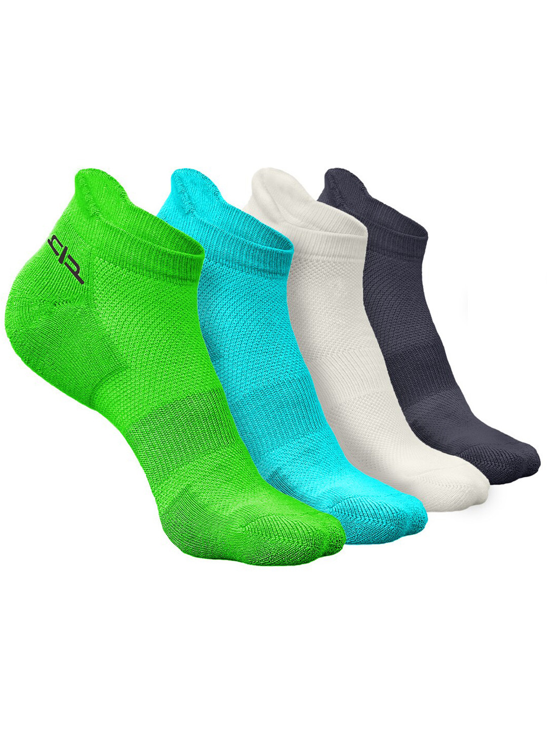

Heelium Women Pack of 4 Bamboo Super Soft & Odour-Free Breathable Ankle-Length Socks, Green