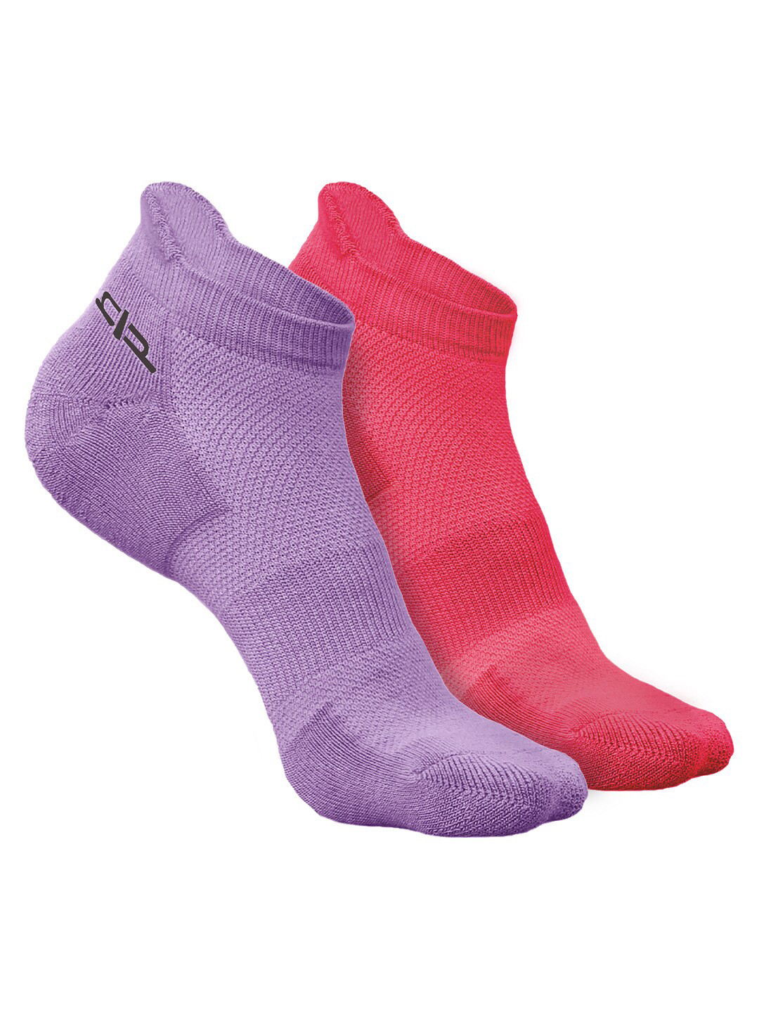 

Heelium Women Pack of 2 Bamboo Super Soft & Odour-Free Breathable Ankle-Length Socks, Purple
