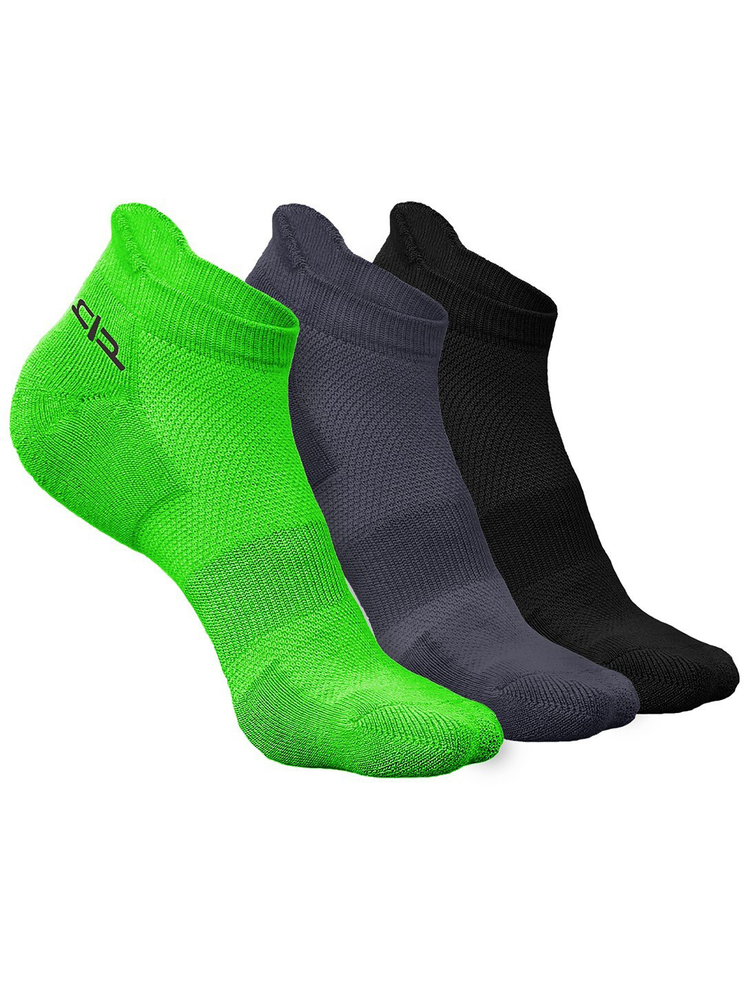 

Heelium Women Pack of 3 Bamboo Super Soft & Odour-Free Breathable Ankle-Length Socks, Green