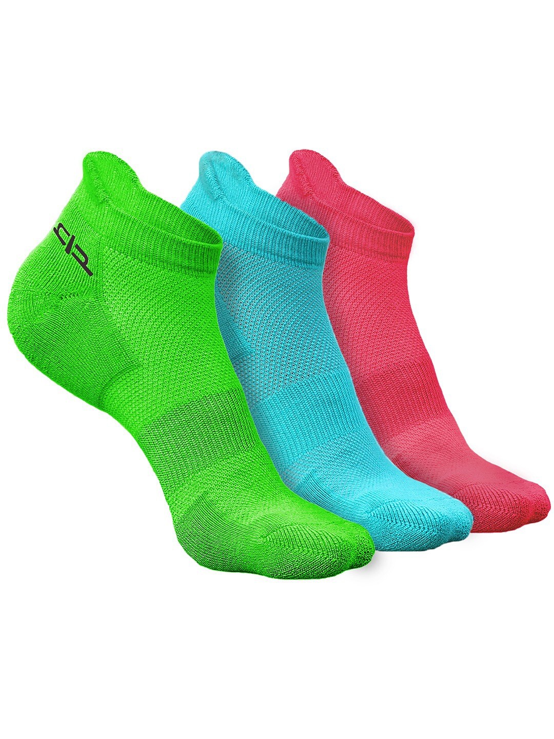 

Heelium Women Pack of 3 Bamboo Super Soft & Odour-Free Breathable Ankle-Length Socks, Green