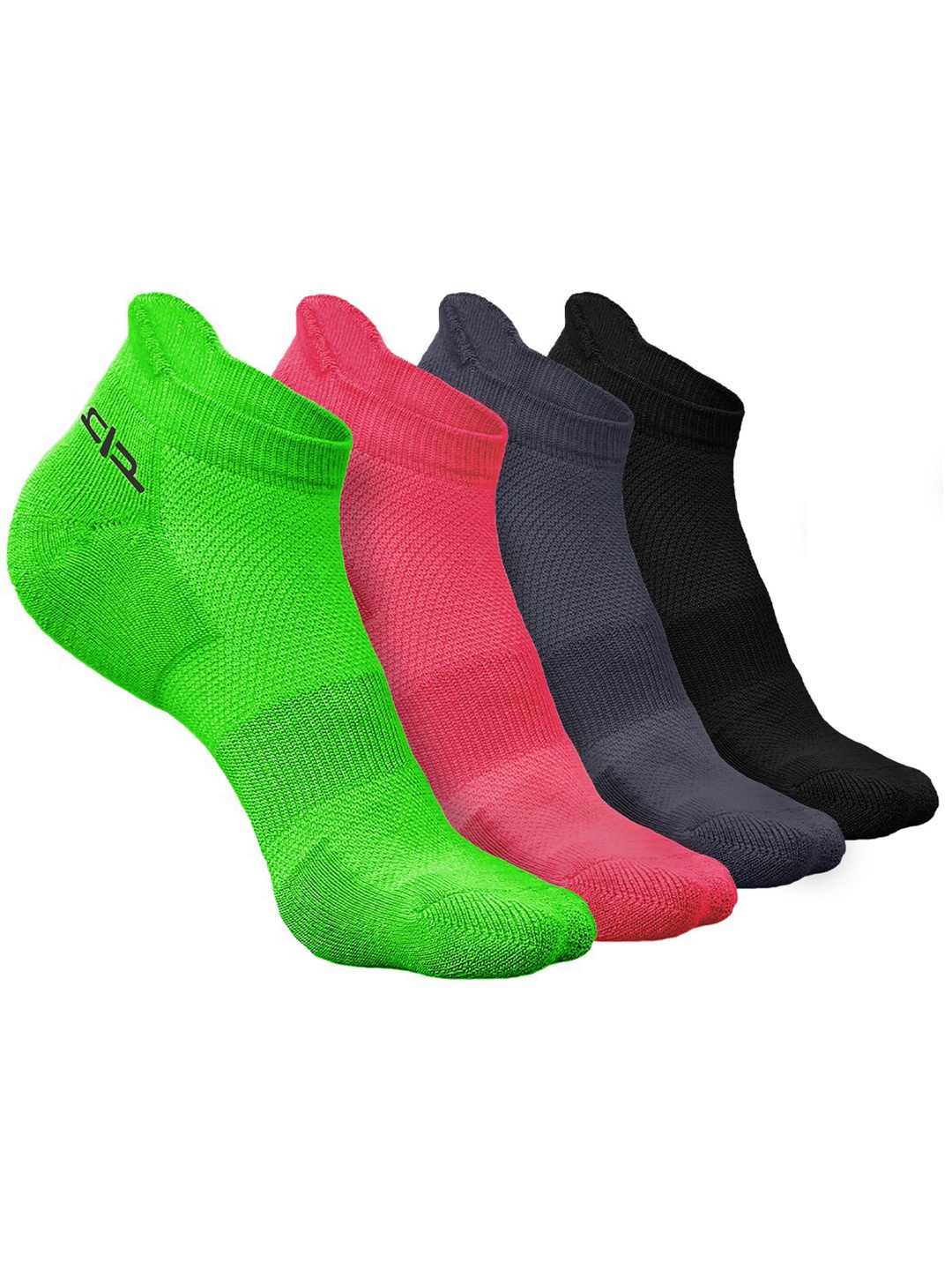 

Heelium Women Pack of 4 Bamboo Super Soft & Odour-Free Breathable Ankle-Length Socks, Green