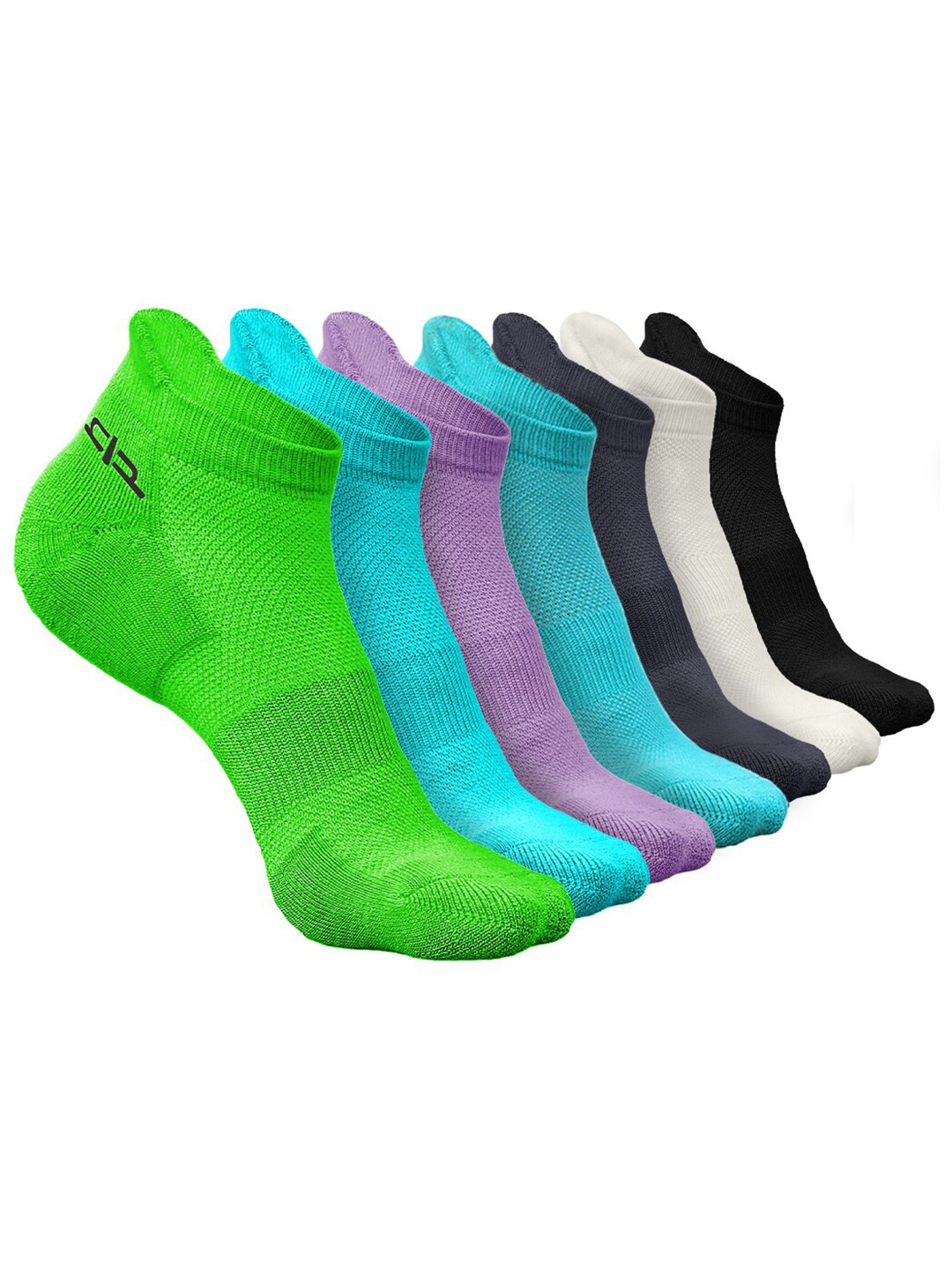 

Heelium Women Pack of 7 Bamboo Super Soft & Odour-Free Breathable Ankle-Length Socks, Purple
