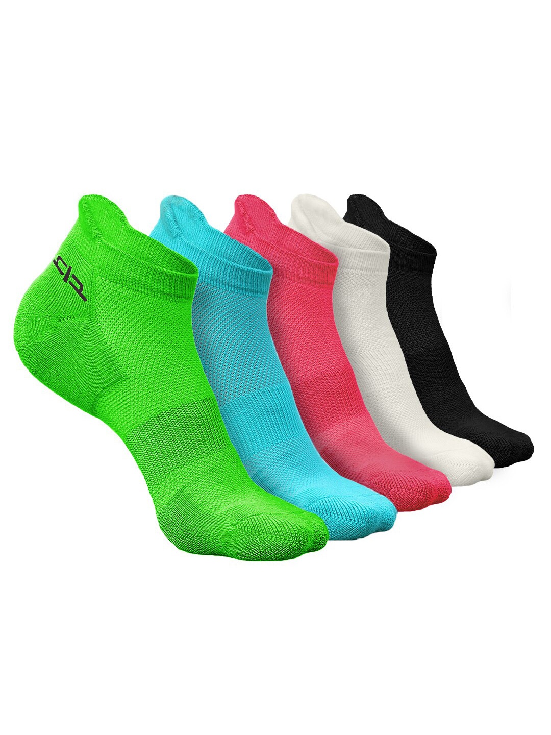 

Heelium Women Pack of 5 Bamboo Super Soft & Odour-Free Breathable Ankle-Length Socks, Green