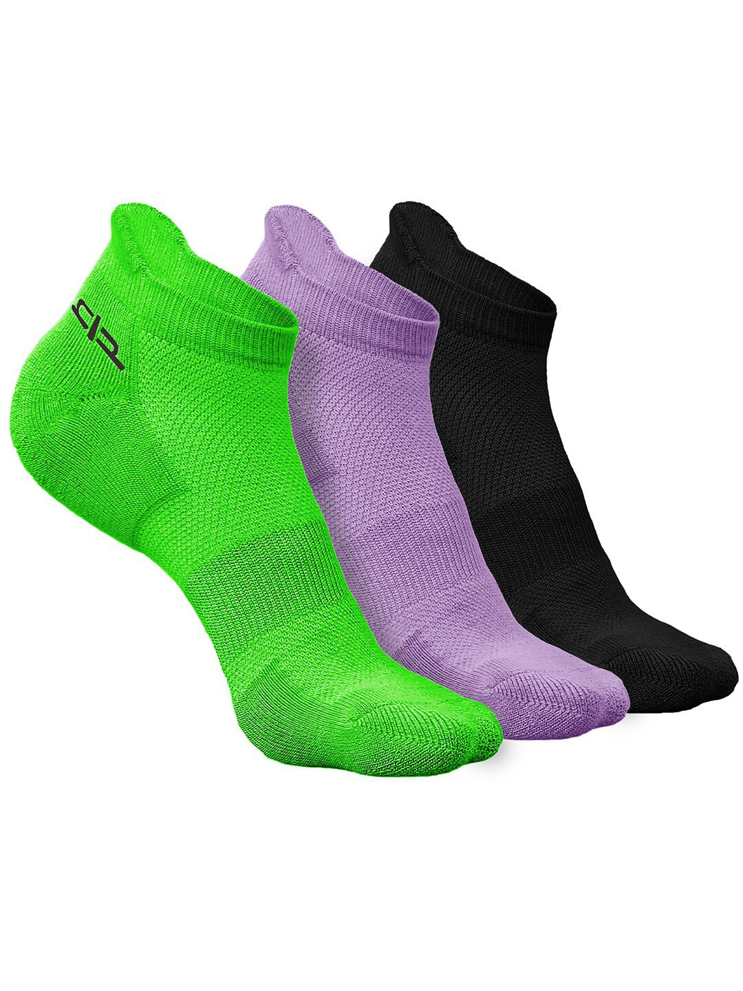 

Heelium Women Pack of 3 Bamboo Super Soft & Odour-Free Breathable Ankle-Length Socks, Black