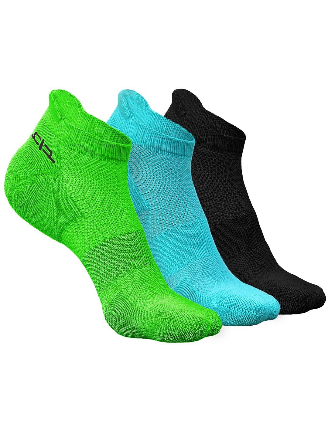 

Heelium Women Pack of 3 Bamboo Super Soft & Odour-Free Breathable Ankle-Length Socks, Green