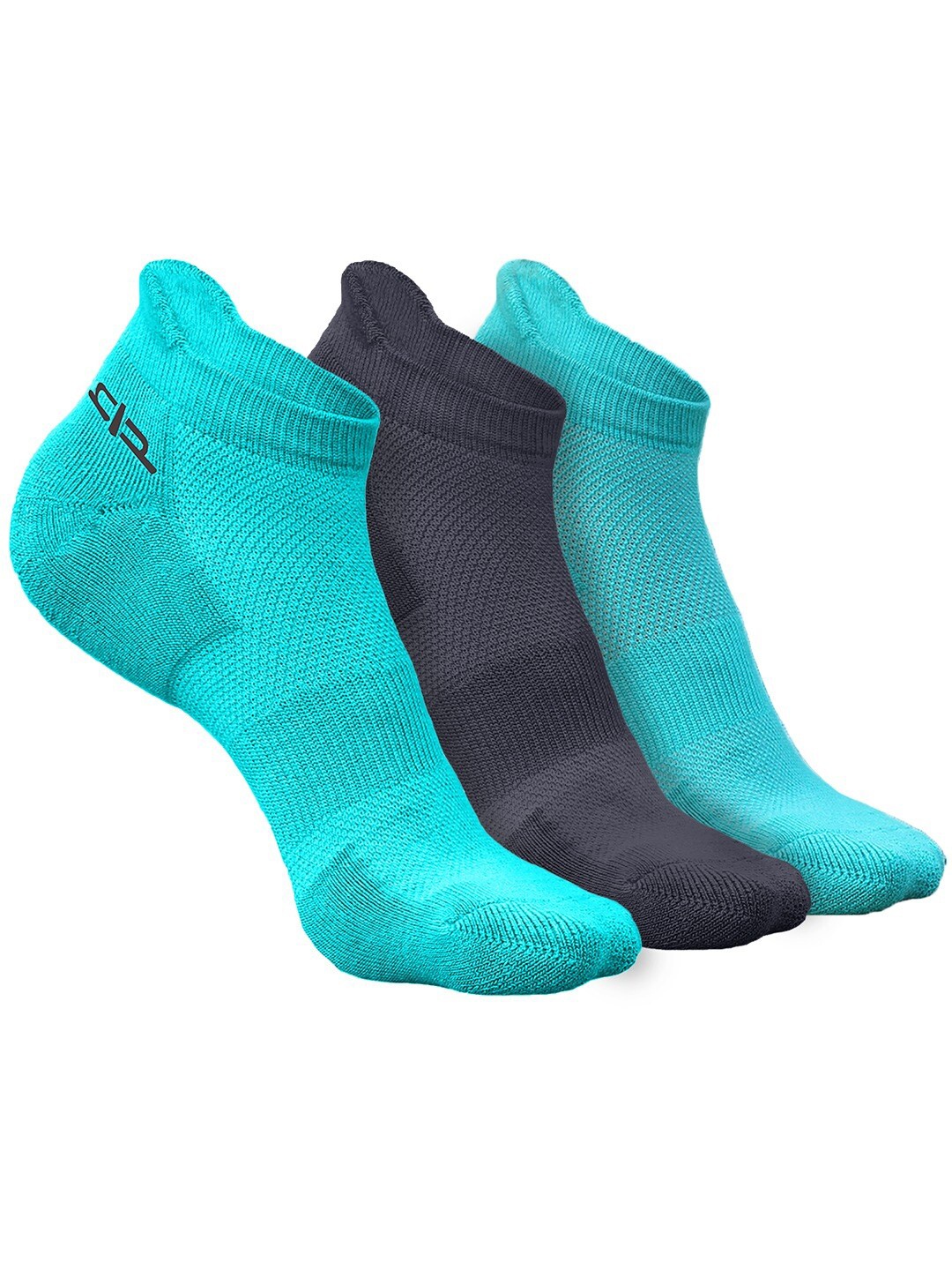 

Heelium Women Pack of 3 Bamboo Super Soft & Odour-Free Breathable Ankle-Length Socks, Blue