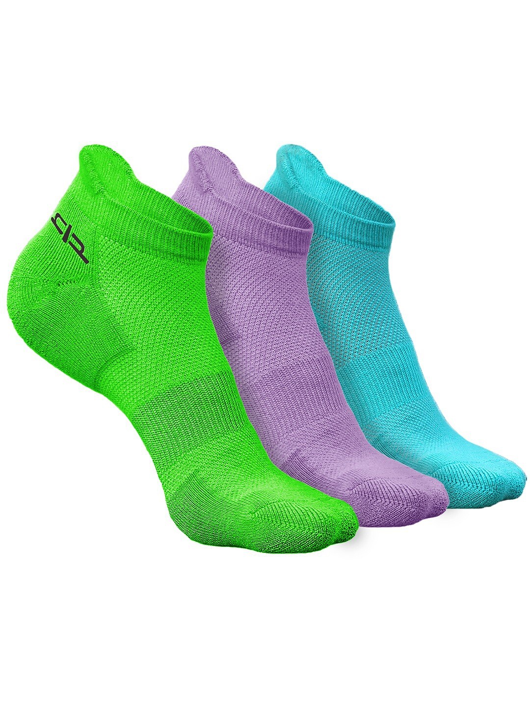 

Heelium Women Pack of 3 Bamboo Super Soft & Odour-Free Breathable Ankle-Length Socks, Green