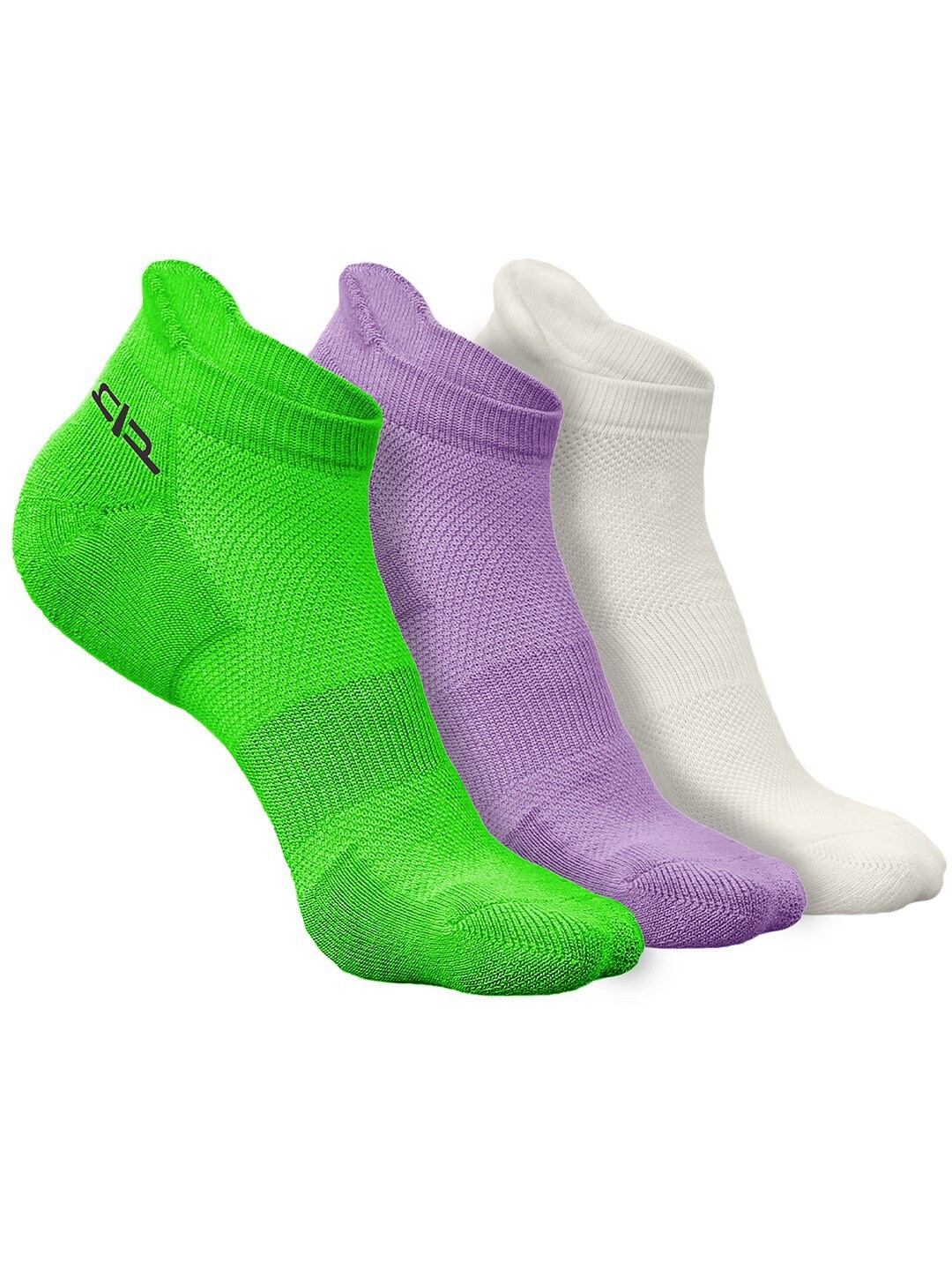 

Heelium Women Pack of 3 Bamboo Super Soft & Odour-Free Breathable Ankle-Length Socks, Green