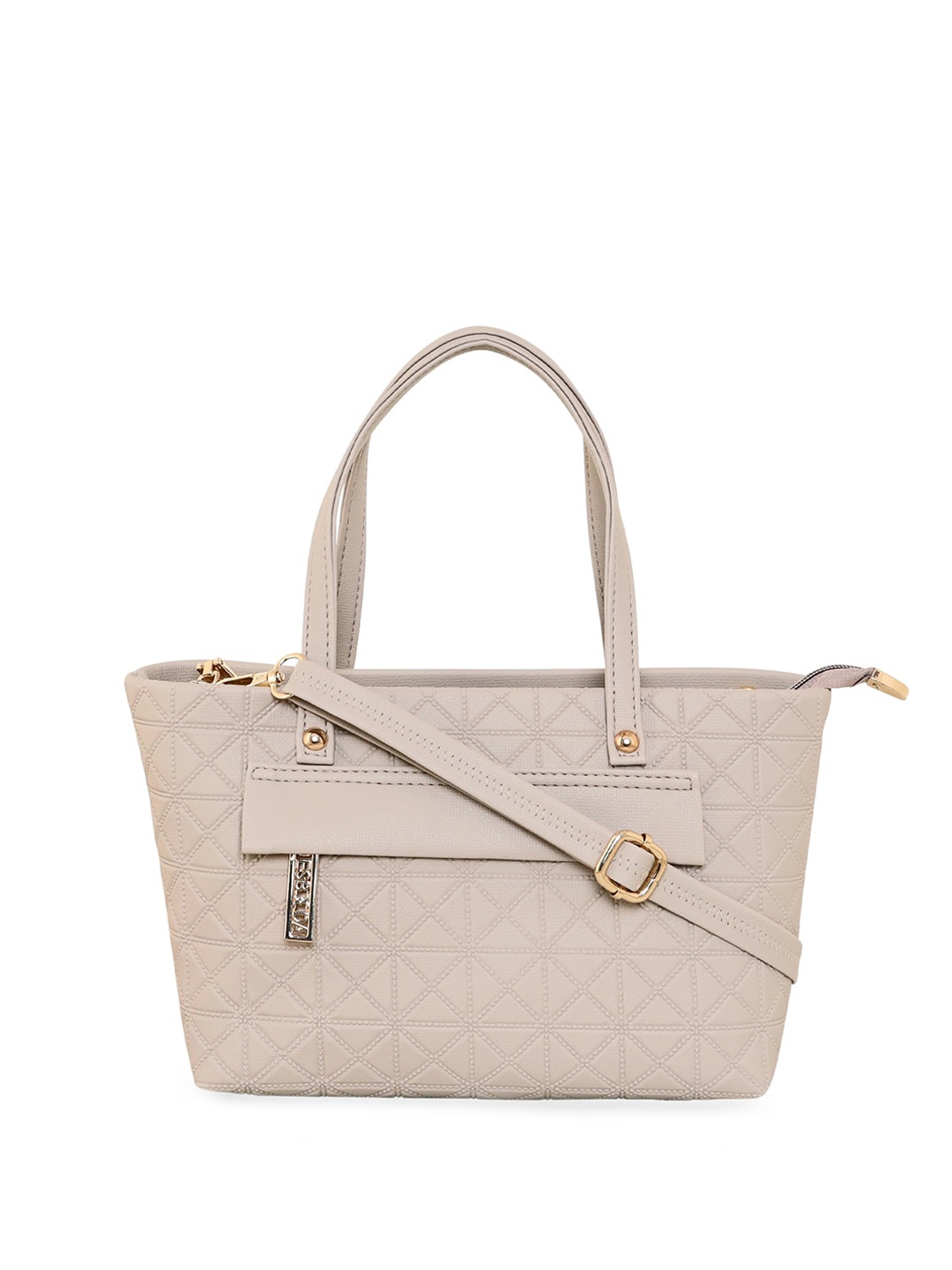 

ESBEDA Textured Shopper Shoulder Bag, Cream