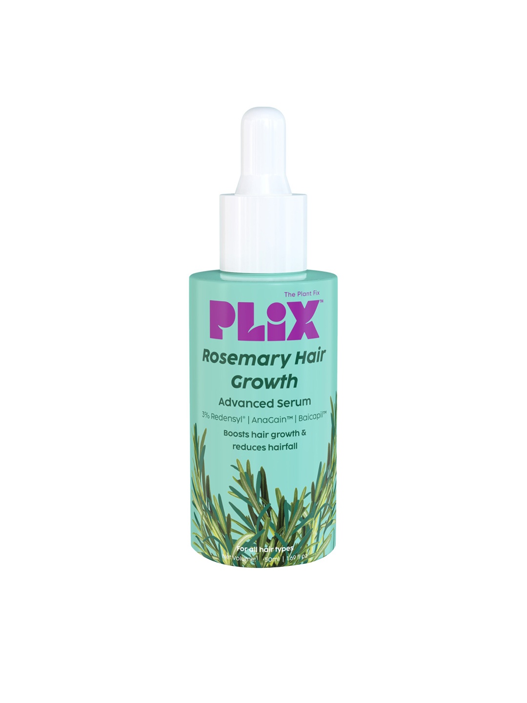 

PLIX THE PLANT FIX Rosemary Hair Growth Advanced Serum For Hair Growth - 50ml, Blue