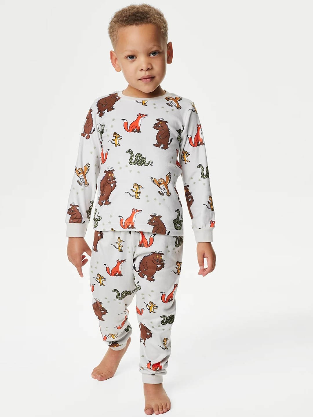 

Marks & Spencer Boys Conversational Printed Night Suit, White