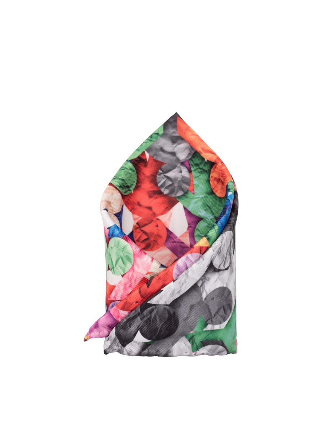 The Tie Hub Conversational Printed Microfiber Pocket Squares, Blue