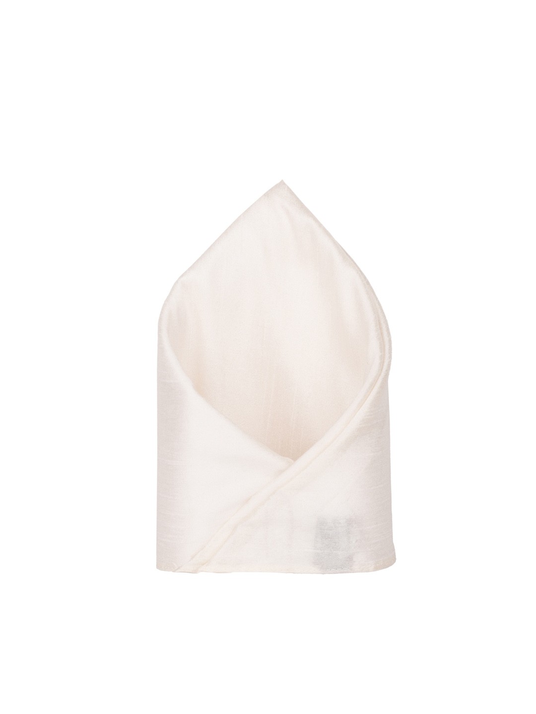 

The Tie Hub Pure Silk Pocket Squares, Cream