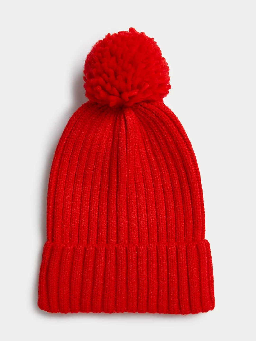 

Marks & Spencer Girls Self Design Beanie, Red