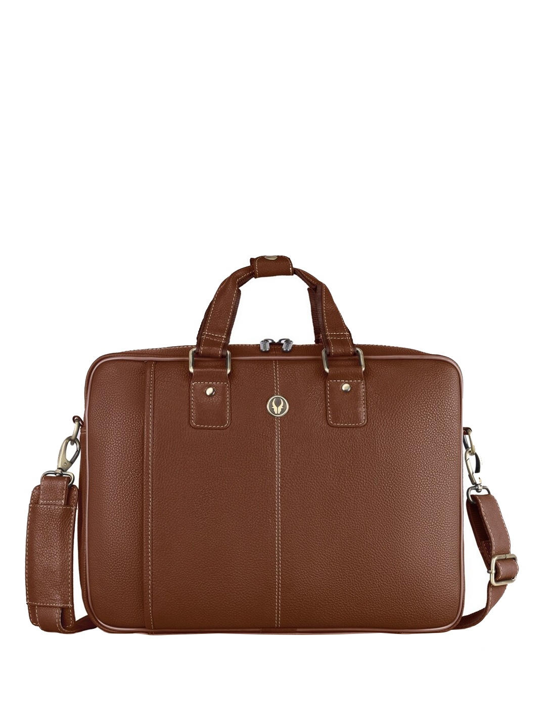 

WildHorn Leather Laptop Bag, Camel brown