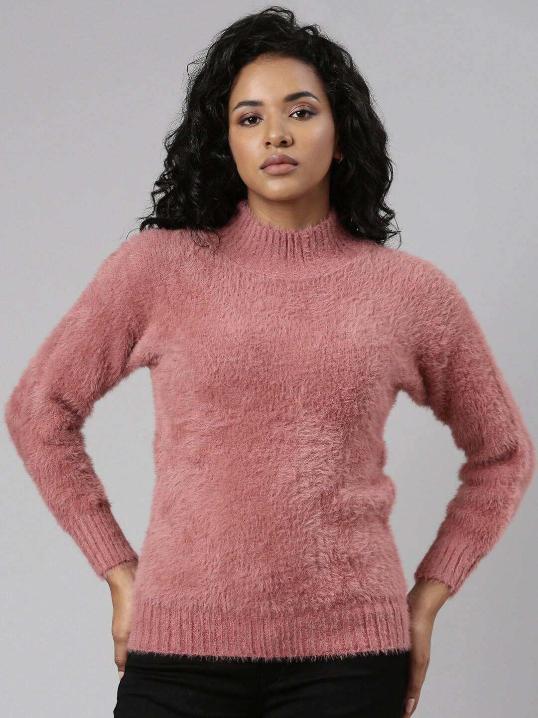 

SHOWOFF Mauve Velvet Top