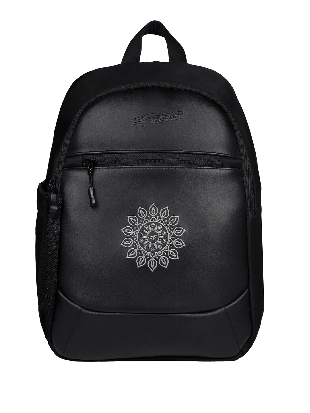 

F Gear Unisex Geometric Printed Backpack, Black