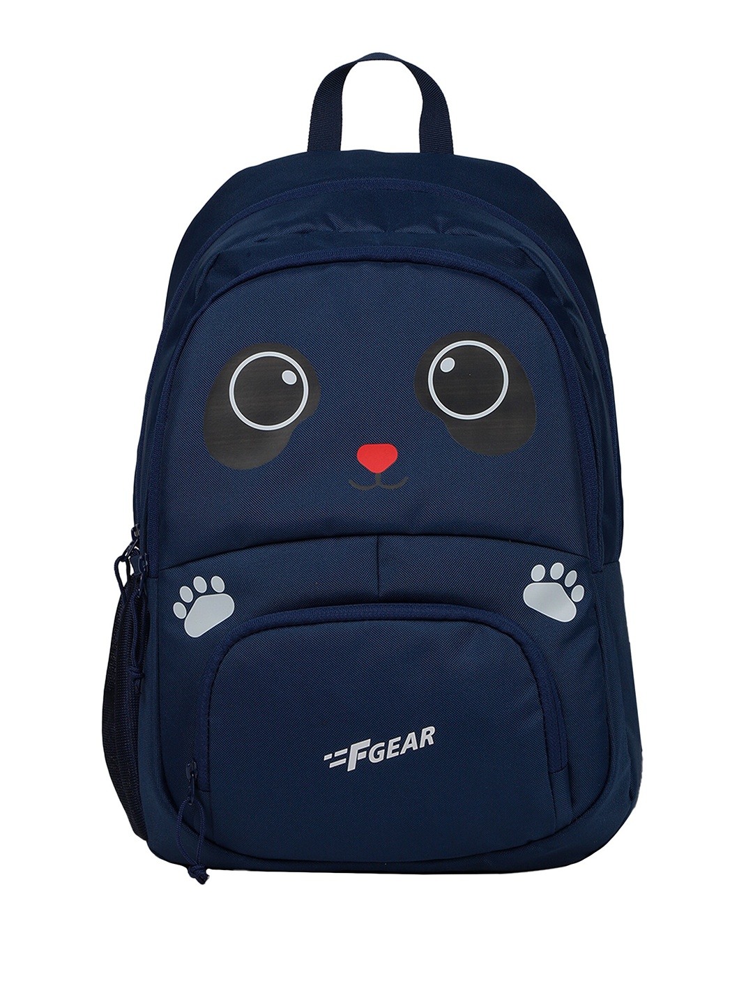 

F Gear Unisex Graphic Printed Water Resistance Padded Backpack, Navy blue