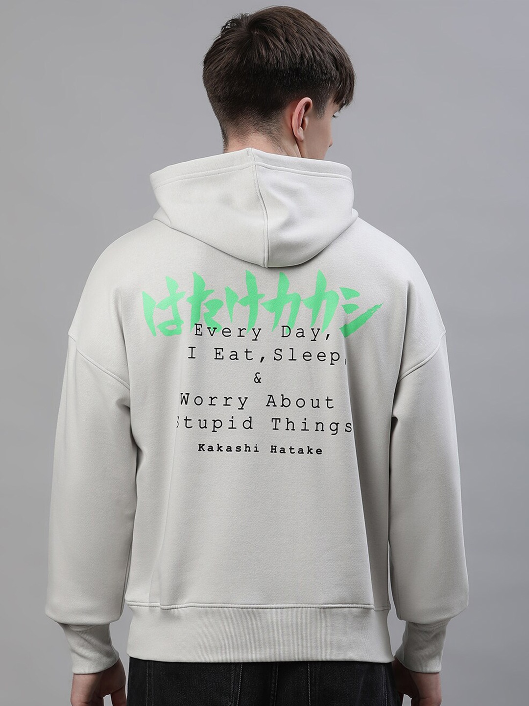 

Free Authority Men Naruto Shippuden Printed Loose-Fit Sweatshirt, Grey