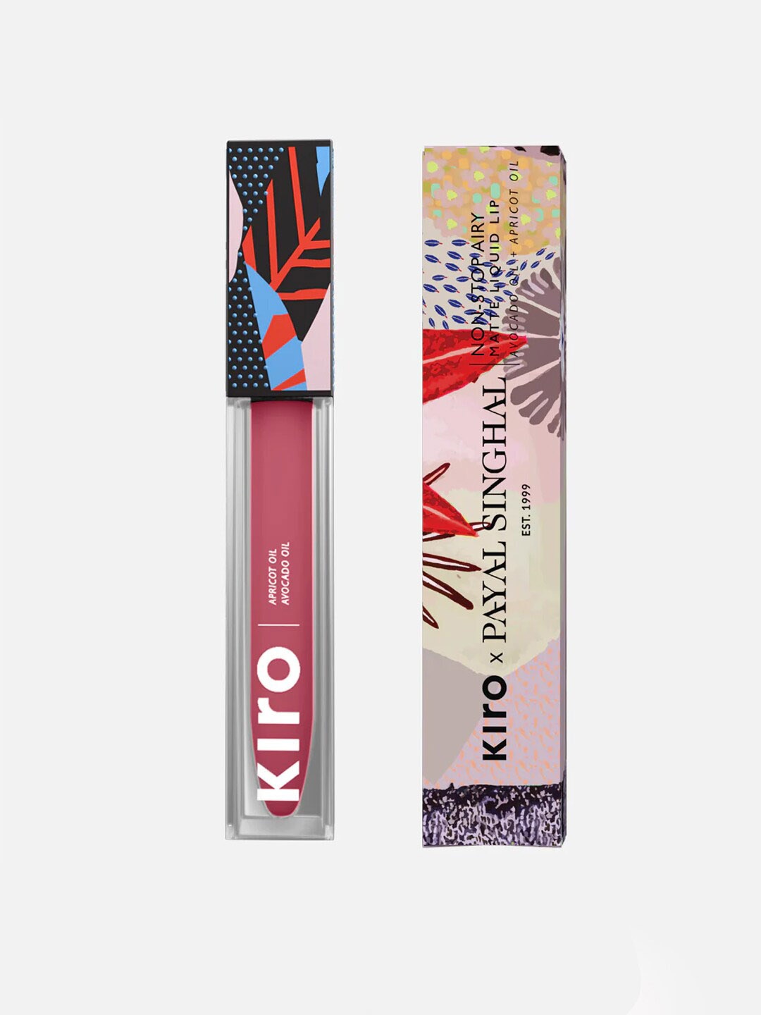 

KIRO X Payal Singhal Non-stop Airy Matte Liquid Lip - 5g - Rose Blush, Pink