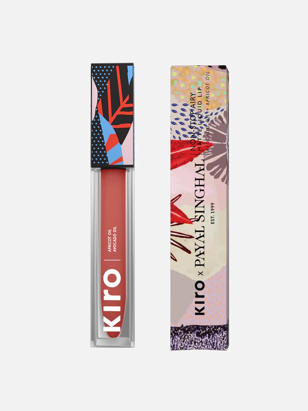 

KIRO X Payal Singhal Non Stop Airy Matte Liquid Lipstick - 5ml - Coral Pink